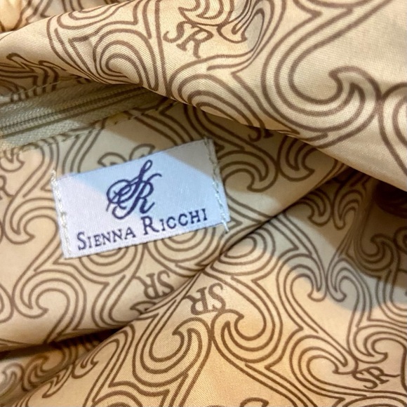 Sienna Ricchi (SR) Black- Gray Zebra Handbag 13.5in L x 10.5in H, x 4.5in W - Picture 11 of 12